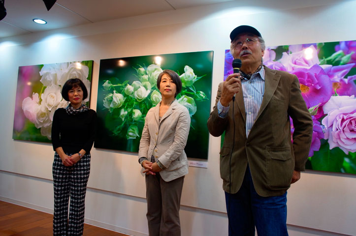 写真展オープニング