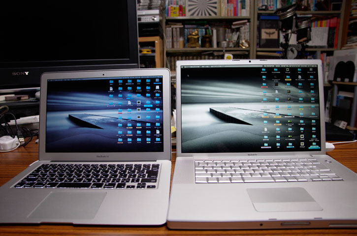 MacBookAirとMacBookPro