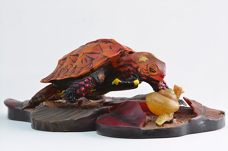 リュウキュウヤマガメ・フィギュア（深度合成）