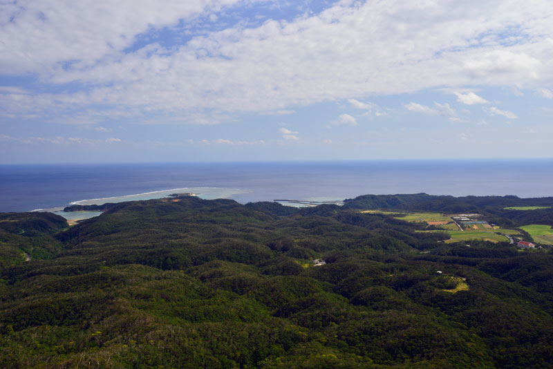 伊部岳より太平洋側を望む