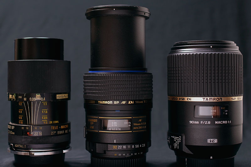 タムロン90mmマクロ歴代モデル