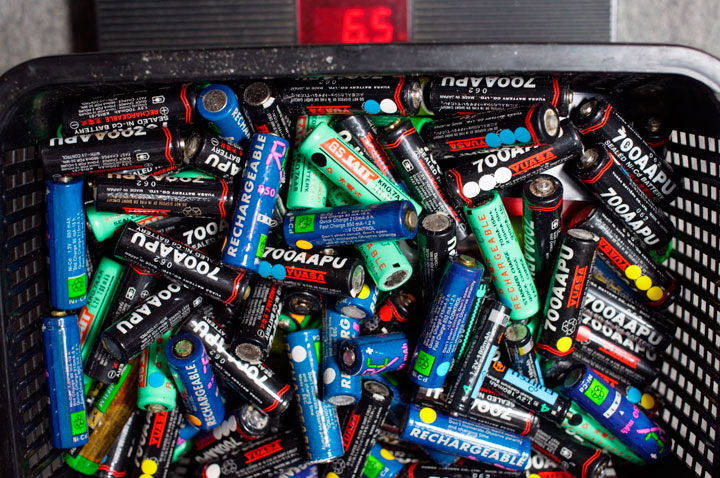 処分バッテリー