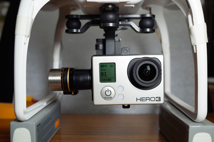 DJI Phantom+Gimbal+GoPro3