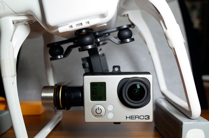 DJI Phantom+Gimbal+GoPro3