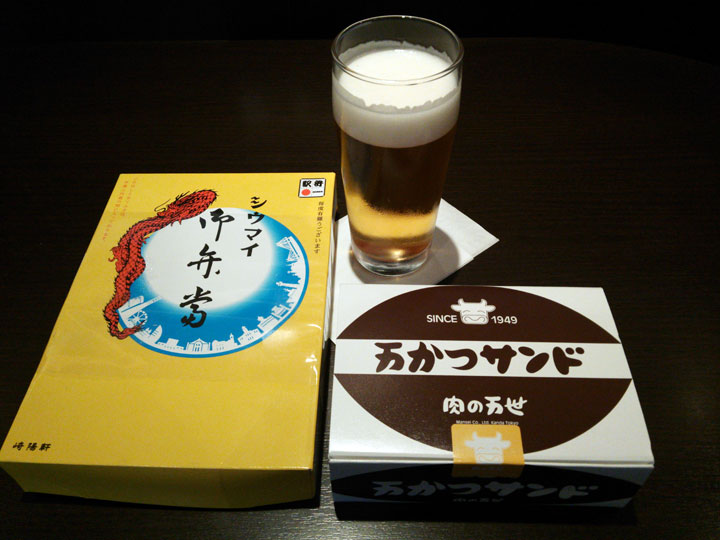 かつサンドとシウマイ弁当