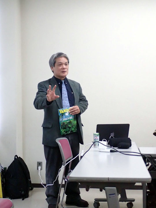 講演会（里川正広さん撮影）