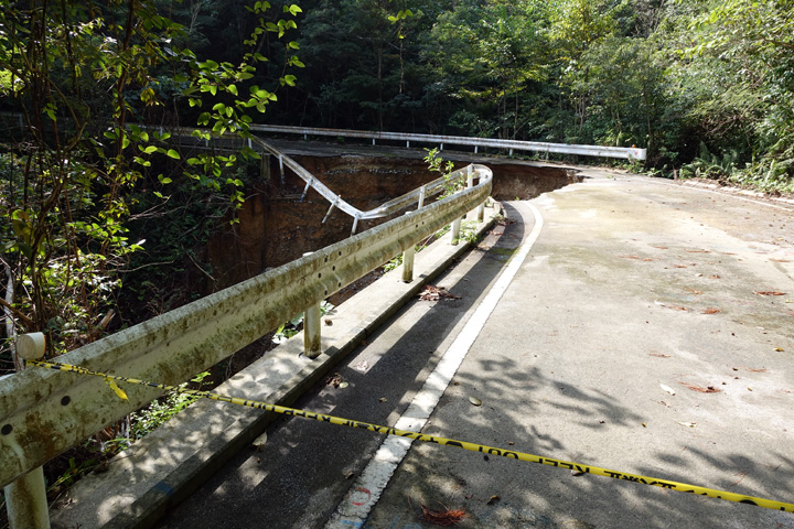 林道崩落