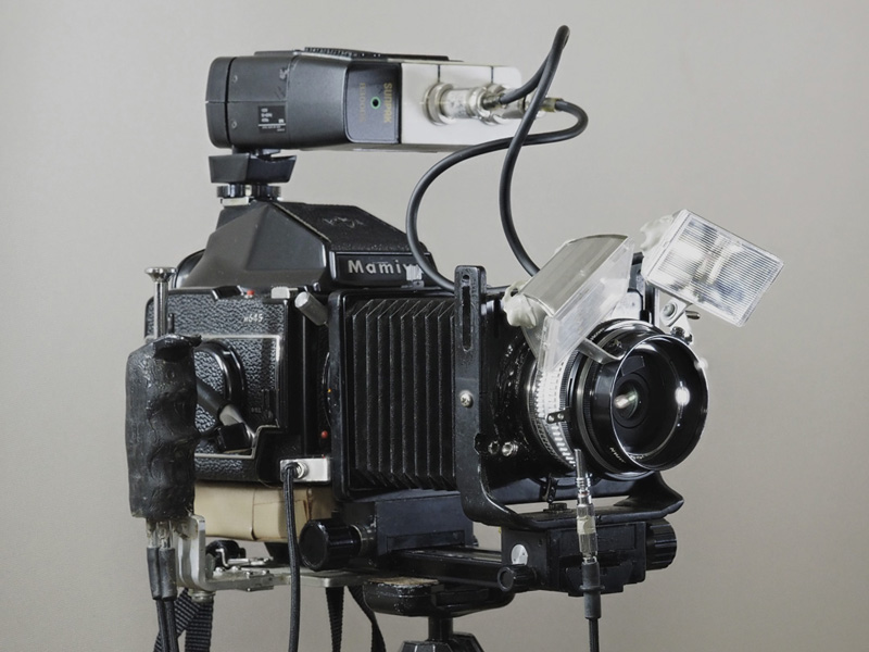 マミヤM645ベース昆虫接写システム