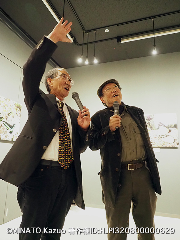 海野和男さんと田沼武能さん