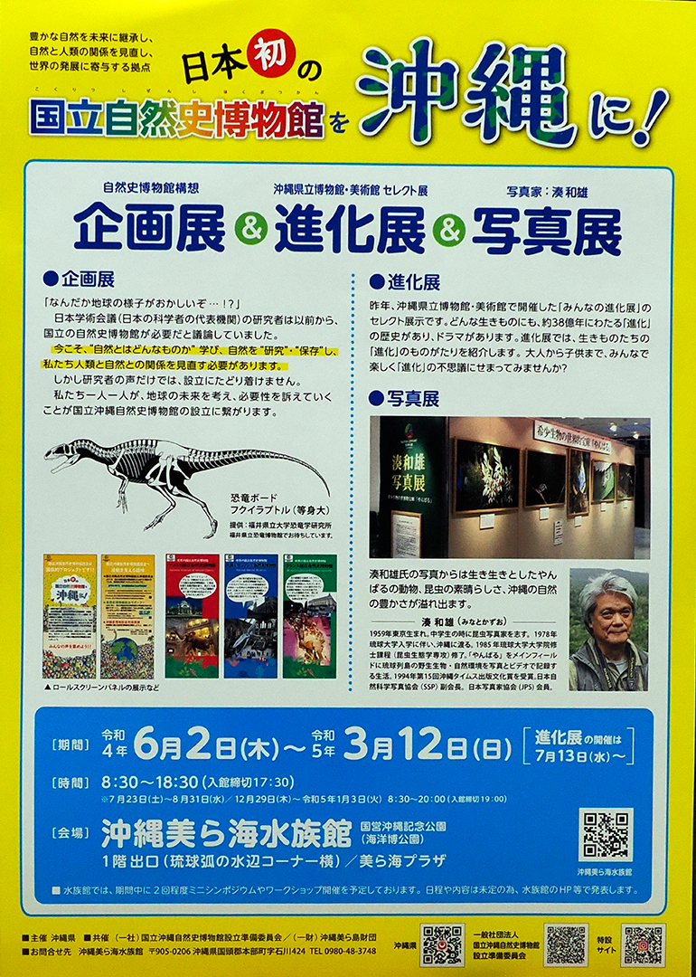 写真展「希少動物の宝庫・やんばる」