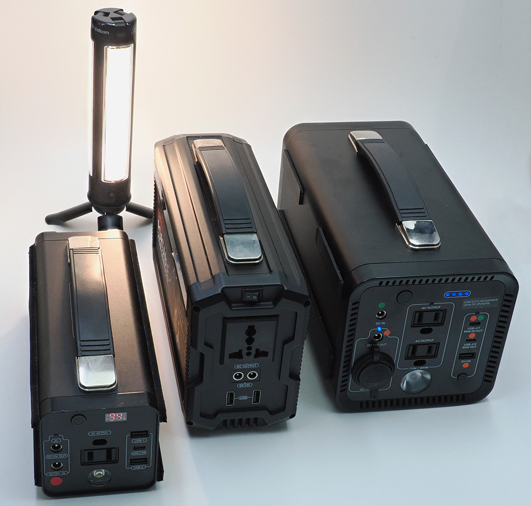 モバイルバッテリー＆LEDライト