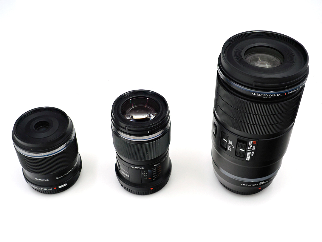 ズイコーマクロ90mmF3.5（画像右端）