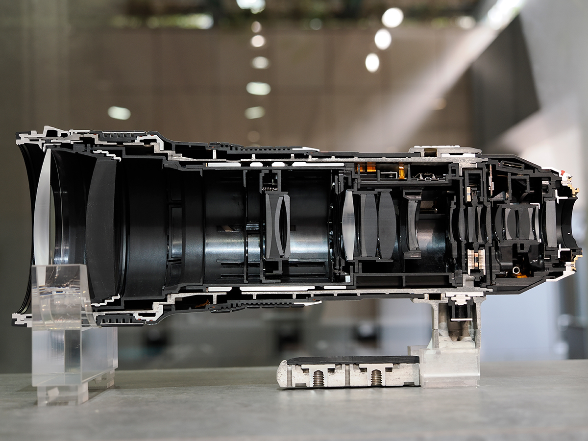 M.ZUIKO DIGITAL ED 150-400mm F4.5 TC1.25x IS PROカットモデル