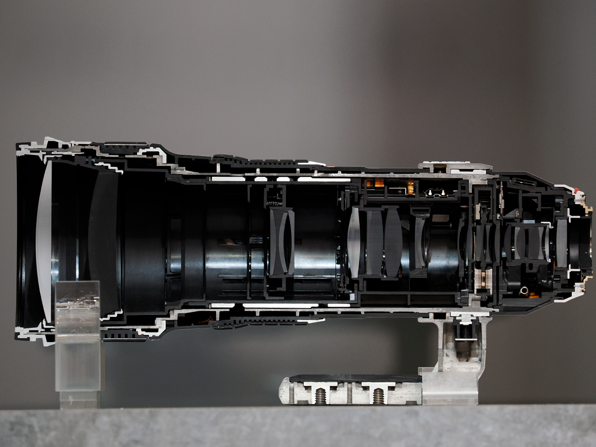 M.ZUIKO DIGITAL ED 150-400mm F4.5 TC1.25x IS PROカットモデル