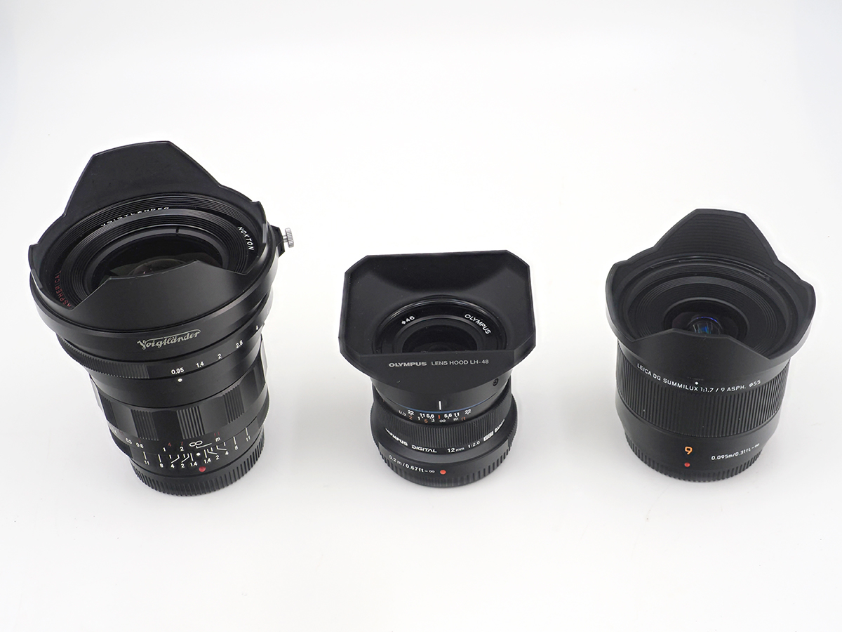 LEICA DG SUMMILUX 9mm / F1.7 ASPH.（右端）