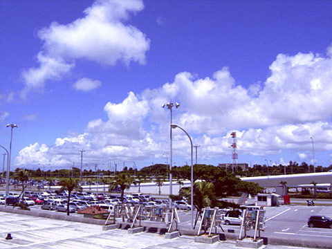 那覇空港の夏空 那覇空港の夏空
