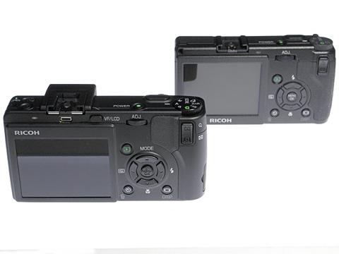 Ricoh Caplio GX100(手前)とGR-Digital Ricoh Caplio GX100(手前)とGR-Digital