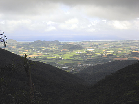 於茂登岳山頂から