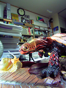 リュウキュウヤマガメのフィギュア