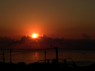 今日の日の出（06:50)