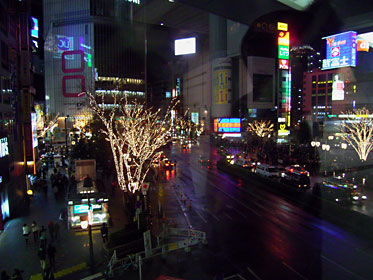 渋谷駅ハチ公前23:50