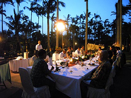 QAB会議後の懇親会 QAB会議後の懇親会